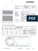 S.50-808 F2 Belt Data and Sprocket Specifications