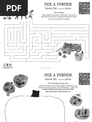 Pick a Pumpkin Activity Sheets
