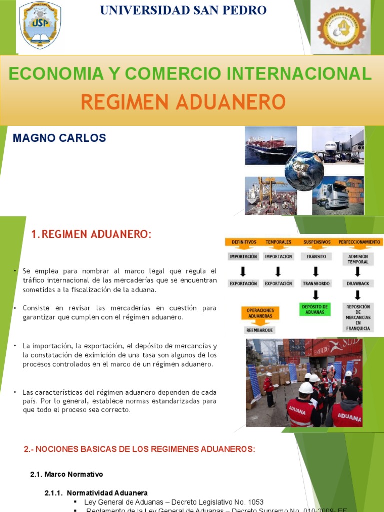 Regímenes Aduaneros en Ecuador y Perú | PDF | aduana | Arancel
