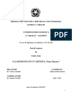 TESI TRIENNIO - Chiara Della Monica (Canto Jazz) Nina Simone PDF