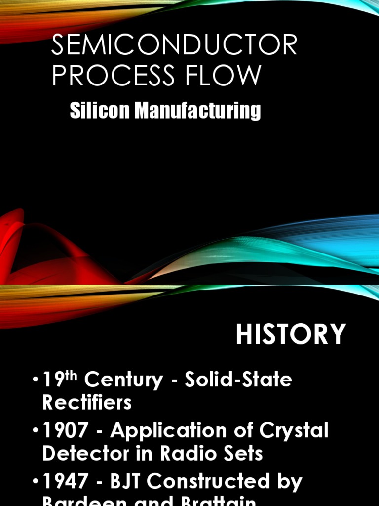Semiconductor Manufacturing Process Flow | PDF | Photolithography ...