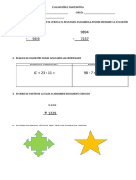 Evaluacion Matematicas PDF