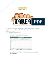 Tarea 1. Excel Básico PDF