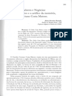 FURTADO, Júnia Ferreira. Saberes e negócios - os diamantes e o artífice da memória.pdf