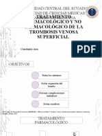 Tratamiento Farmacológico y No Farmacológico de La Trombosis