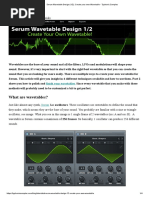 Serum Wavetable Design (1 - 2) - Create Your Own Wavetable - Typhonic Samples PDF