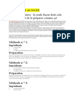 Bicarbonate de Sodium Élimine La Graisse