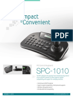 Compact Convenient: PTZ Control Keyboard