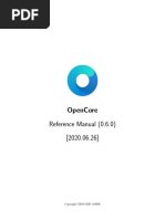 OpenCore Manual