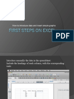 First Steps Excel Mac