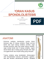 Laporan Kasus - Spondilolistesis