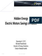 Hidden Energy Electric Motors Savings in Hotels
