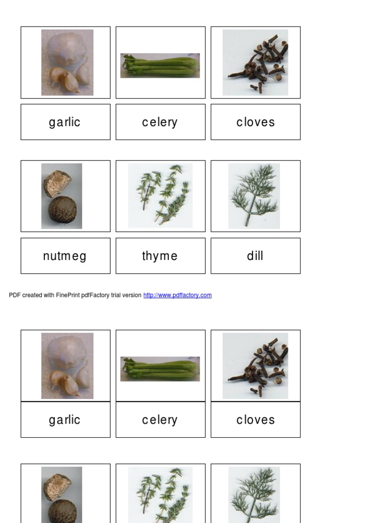 Garlic Celery Cloves: PDF Created With Fineprint Pdffactory Trial ...