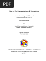 BTP Thesis rs1 End-To-End-Asr