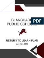 Blanchard Back to School Plan 2020-2021