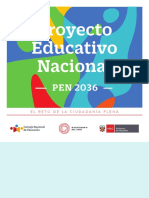LECTURA OBLIGATORIA: Proyecto Educativo Nacional Al 2036