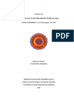 Makalah Perniagaan Yang Dilarang Dalam Islam PDF