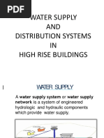 Water Supply Systems in High-Rise Buildings | PDF | Sanitary Sewer | Valve