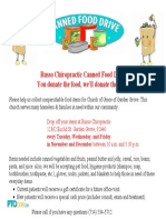 Canned Food Drive Flyer PDF