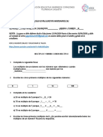 Guia Evaluativa Matematicas