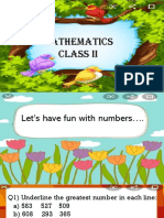 Mathematics Class Ii