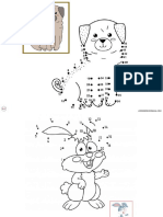 Dibujos para Seguir Puntos Números PDF