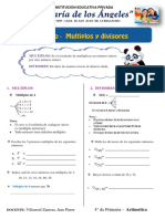 Multiplos y Divisores 4to Primaria PDF