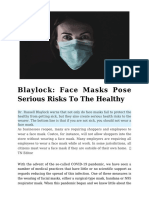 Blaylock: Face Masks Pose Serious Risk To The Healthy