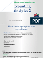 Accounting Principles 2: Plant Assets, Natural Resources, and Intangible Assets