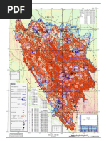 VFR Chart With Recommended VFR Routes Bosnia and Herzegovina