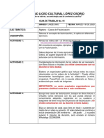 Undécimo Guia de Trabajo No. 1 Matemáticas PDF