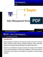 Chapte R: Sales Management Strategy