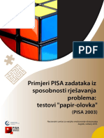 Primjeri PISA Zadataka - Rješavanje Problema - Papir Olovka PDF