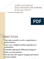 Introduction To Clinical Techniques and Basic Life Support: DR Justine Jelagat Odionyi Consultant Paediatrician