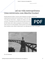 Párrafo 451 - O áudio visual na vida metropolitana Uma.._