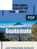 Problemas Sociales de Guatemala