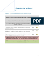 Fichas para Identificación y Estimacion Del Riesgo Biomecanico