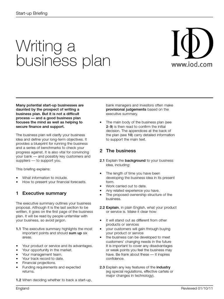 Essential Guide to Writing a Business Plan | PDF | Business Plan ...