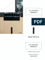 Bloch, Marc. - La Extrana Derrota. Testimonio Escrito en 1940 (2003) PDF