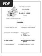 Download programme notes by Shannon Jacob SN47084623 doc pdf