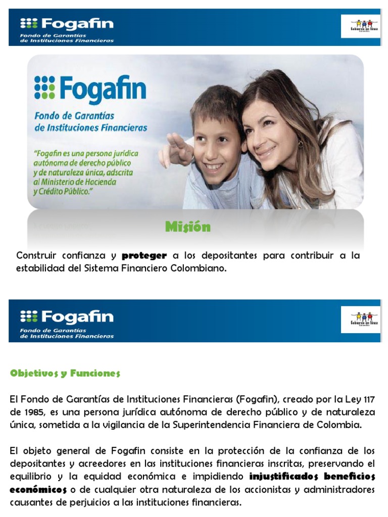 FOGAFIN | PDF | Bancos | Dinero