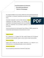 Teoría Del Procesamiento de La Información