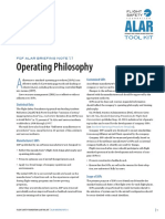 Operating Philosophy: Tool Kit