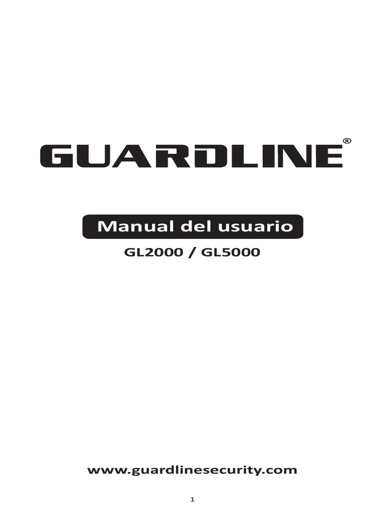 Manual de usuario Guardline GL2000/GL5000 | PDF | Relé | Diodo emisor ...