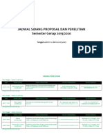 (10.07.20 - 15.00 WIB) Pengumuman Sidang Proposal Dan Penelitian Semester Genap 2019-2020