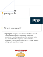 Parts of Paragraph PDF