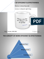 The Concept of Efficiency & Effectiveness