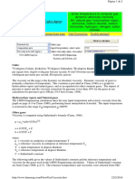 Gas Viscosity Calculator