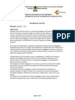 Informe Gestión Pedagogas - Marzo 2020