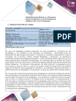 Syllabus Del Curso Pedagogía (Nuevo Curriculo Resol. 5218) PDF